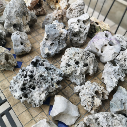 Acheter pierres à trou pour aquarium, cichlidés, vivarium