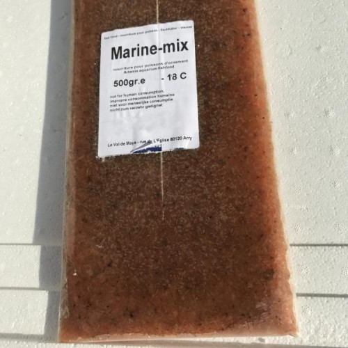 Nourriture marine mixte congelée (500g)