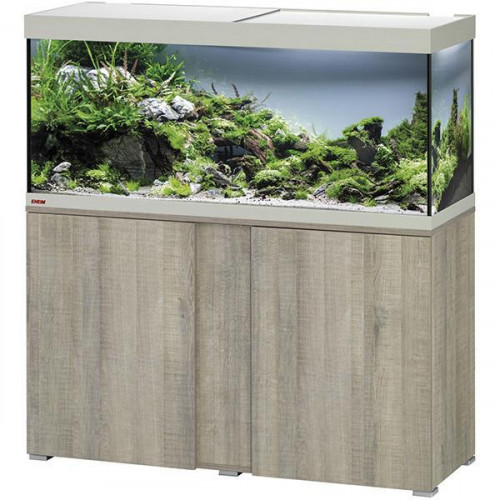 Aquarium EHEIM Vivaline + Meuble (Chêne gris) - 240l