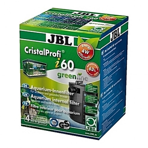 Filtre interne d’angle CristalProfi i60 greenline JBL (aquarium <60L) 150-420 l/h