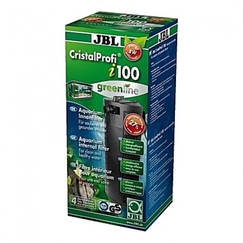 Filtre interne d’angle CristalProfi i100 greenline JBL (aquarium <160L) 300-720 l/h