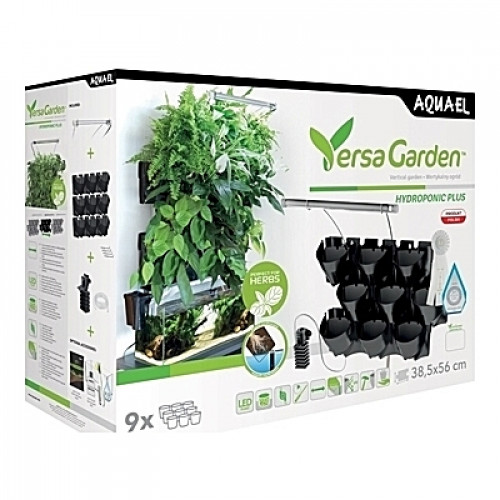 Mur végétal AQUAEL Versa Garden Plus - Kit hydroponie 9 pots