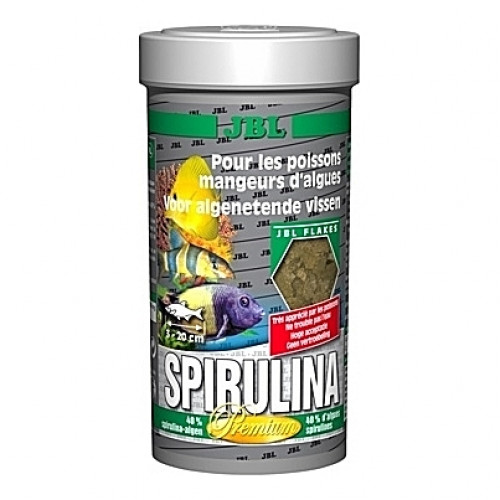 Flocons pour alguivores à base de spiruline JBL SPIRULINA 250ml