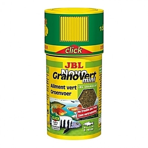 Granulés aliments verts JBL Novo GarnoVert mini avec doseur 100ml