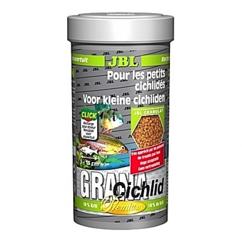 Granulés Premium pour petits cichlidés GRANA Cichlid recharge 250ml