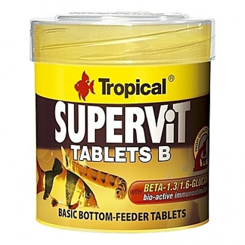 Comprimés vitamines stimulant le système immunitaire SUPERVIT TABLETS B 50ml