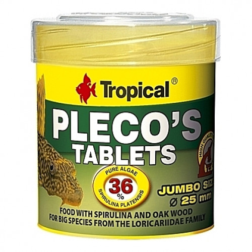 11 Comprimés d’algues de 2,5cm PLECO'S TABLETS 50ml