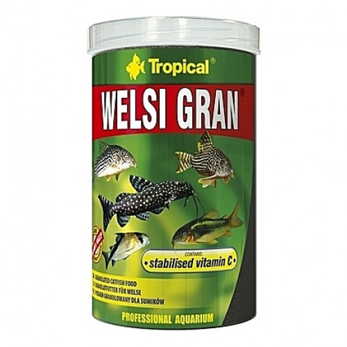 Granulés aliments de base pour poissons de fonds WELSI GRAN 1L