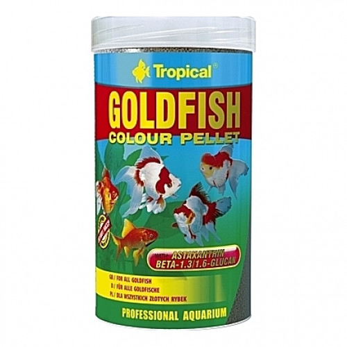 Granulés flottants ravive couleurs pour poissons rouges GOLDFISH Colour PELLET 250ml