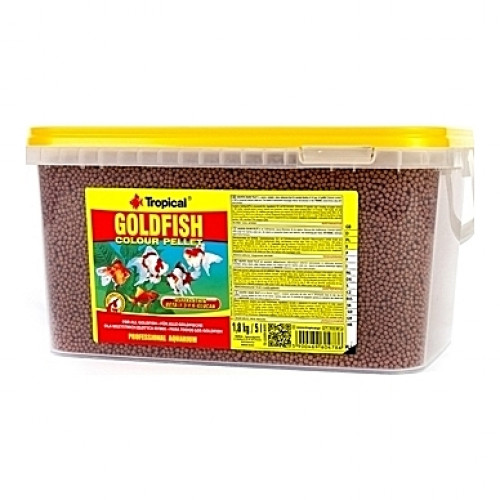 Granulés flottants ravive couleurs pour poissons rouges GOLDFISH Colour PELLET 5L