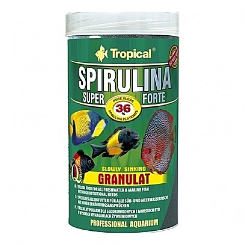 Granulés aux algues (dont spiruline) SUPER SPIRULINA FORTE GRANULAT 250ml