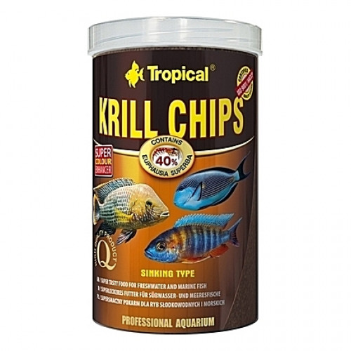 Chips à haute teneur en Krill réhaussant les couleurs KRILL CHIPS 1L