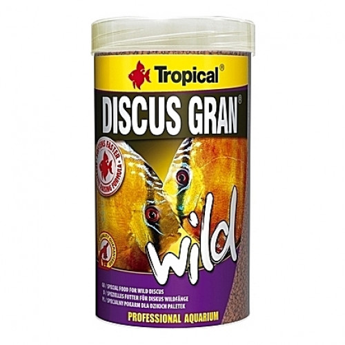 Granulés riches en protéines pour des Discus colorés DISCUS GRAN Wild 250ml