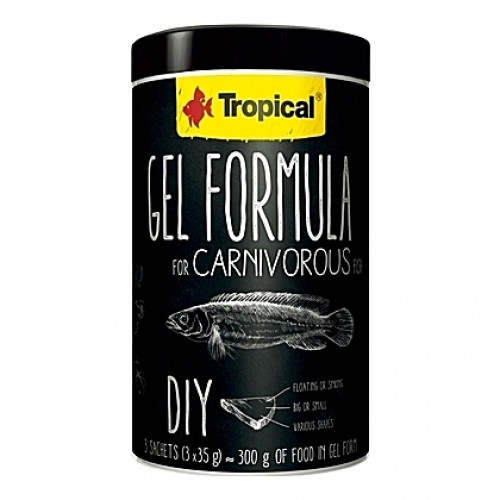 Gel pour préparations maison carnivores GEL FORMULA CARNIVOROUS 1L (3x35g)