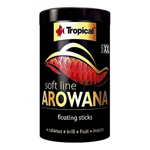 Bâtonnets flottants pour Arowanas adultes SOFT LINE AROWANA XXL Sticks 1L