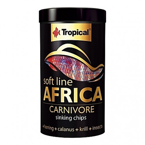 Chips coulantes pour omnivores et carnivores d’Afrique SOFT LINE AFRICA CARNIVORE 250ml