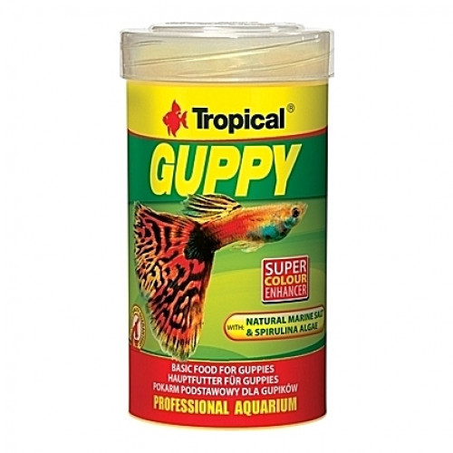 Aliments de base pour Guppy et vivipares GUPPY 100ml