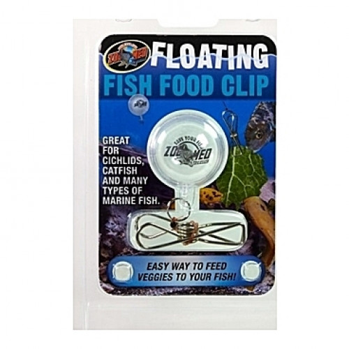 Utilitaire flottant pour maintenir la nourriture à bonne hauteur FLOATING FISH FOOD CLIP ZOOMED