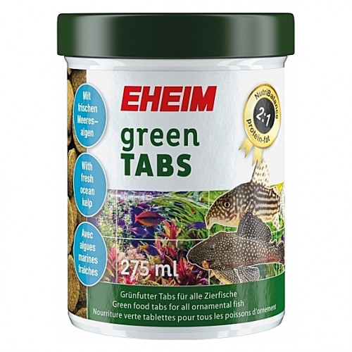 Comprimés aliments verts pour omnivores et herbivores EHEIM GREEN TABS 275ml