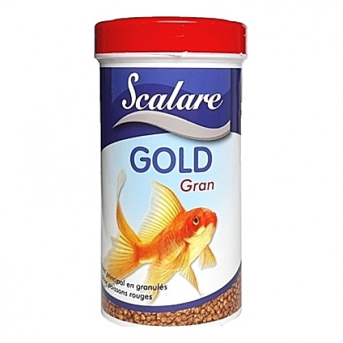 Granulés aliments complets pour poissons rouges GOLD GRAN SCALARE 100ml