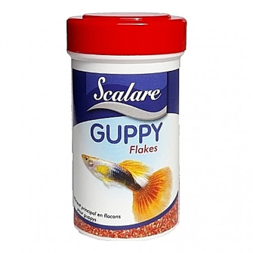 Flocons pour guppies et vivipares GUPPY FLAKES SCALARE 100ml