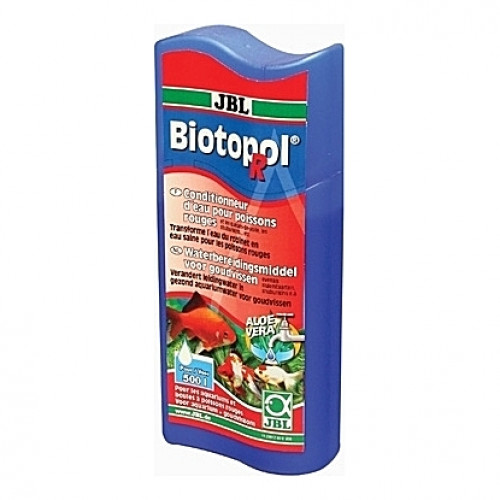 Neutralisateur de chlore et métaux lourds + protection des poissons rouges Biotopol R - 250ml