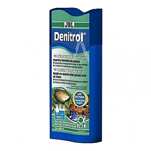 Bactéries vivantes pour dénitrification biologique et détoxication de l’eau JBL Denitrol - 250ml (=7500L)