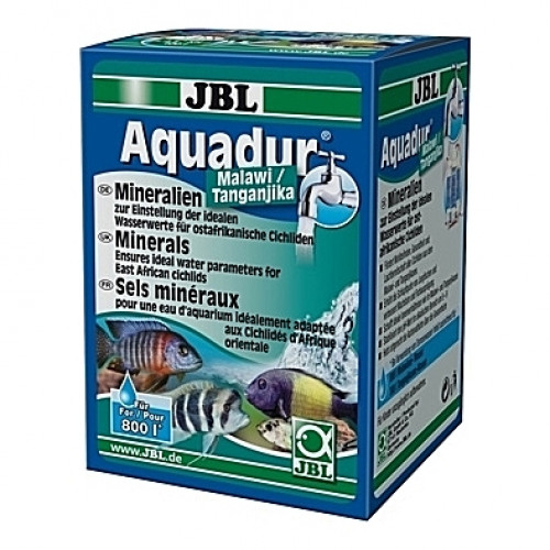 Sels minéraux (durcisseur d’eau et stabilisateur de pH) essentiels aux poissons Malawi/Tanganyika JBL AquaDur