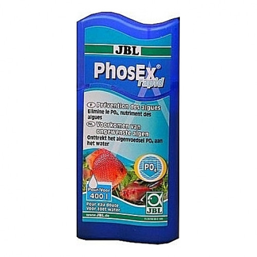 Eliminateur de phosphates PO4 (anti-algues) JBL Phosex Rapid - 100ml (=400L)
