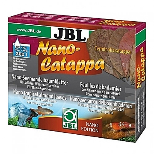 Lot de 10 feuilles de badamier de 17cm JBL Nano Catappa