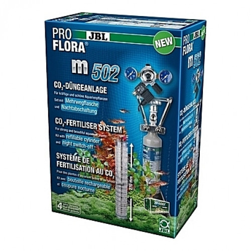 Kit de CO2 complet (bouteille rechargeable) JBL Proflora m502 - 500g (aquarium <600L)