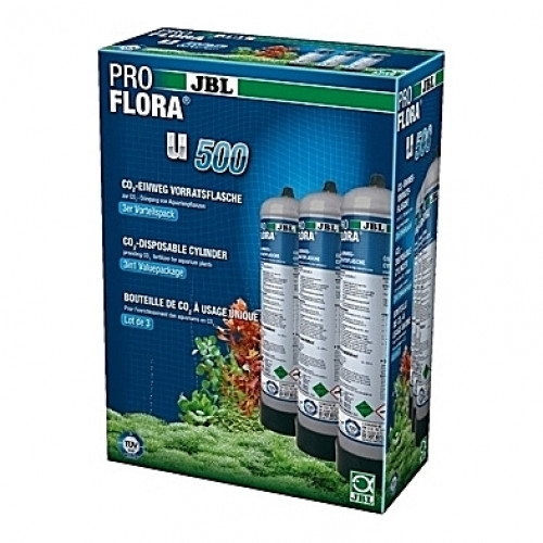 3 Bouteilles de CO2 jetable JBL Proflora u500 - 3x500g