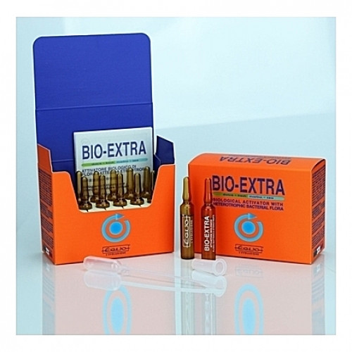 Activateur biologique de flore bactérienne Equo BIO-EXTRA - 12 ampoules 5ml