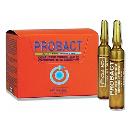 Complexe probiotique Equo PROBACT à action antibiotique et antivirale - 24 ampoules 5ml