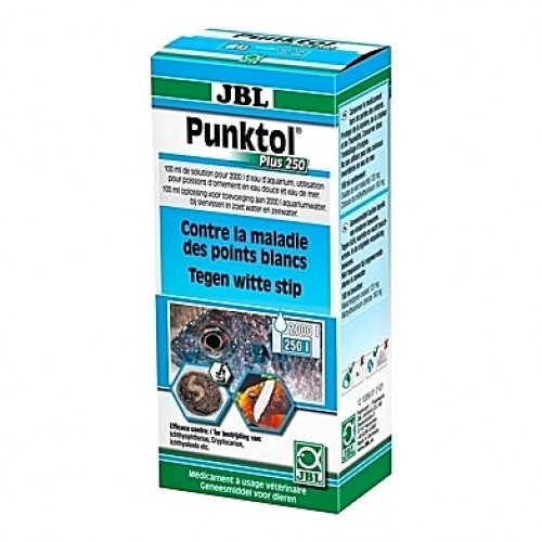 Traitement contre la maladie des points blancs et autres ectoparasites JBL Punktol Plus 250 - 100ml