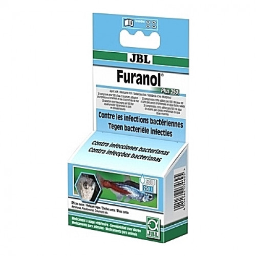 Anti-bactérien JBL Furanol Plus 250 - 20 tablettes
