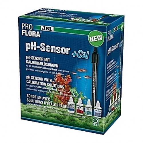 Sonde pH avec solutions d’étalonnage JBL Proflora pH-Sensor+Cal