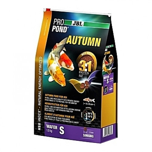 Pastilles coulantes d’automne JBL ProPond Autumn Taille S (3mm) - 1,5Kg