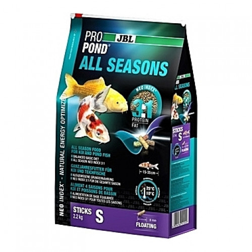 Bâtonnets flottants toutes saisons JBL ProPond All Seasons Sticks Taille S (8mm) - 2,2Kg