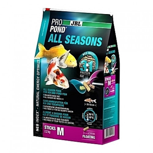 Bâtonnets flottants toutes saisons JBL ProPond All Seasons Sticks Taille M (14mm) - 2,2Kg