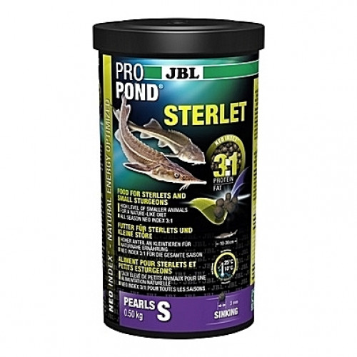 Perles coulantes JBL ProPond Sterlet Taille S (3mm) - 0,5Kg