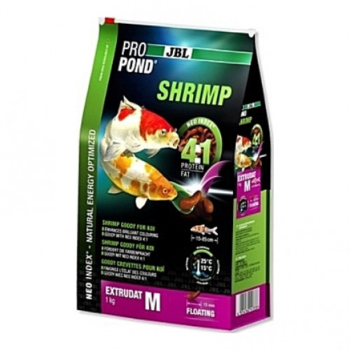 Crevettes flottantes JBL ProPond Shrimp Taille M (15mm) - 0,34Kg