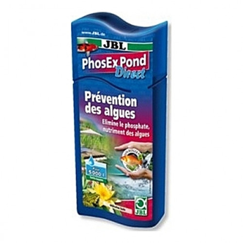 Prévention des algues JBL PhoEx Pond Direct par élimination des phosphates - 250ml