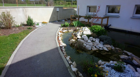 Vue du bassin en mars....