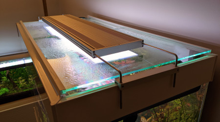 Pose des rails pour le couvercle verre