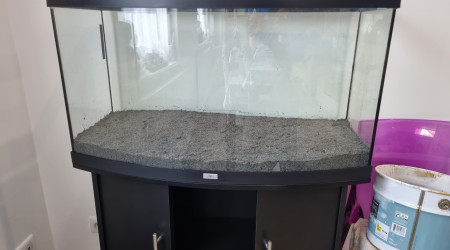 Mis en place du sol (substrat + sable)