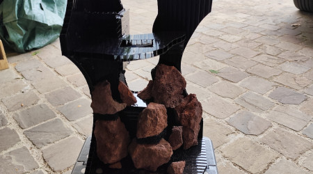 Disposition des pierres ponces vue 2