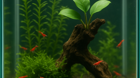 aquarium 15l Crevettes Red Cherry