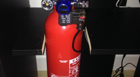 Ajout du CO2  Extincteur