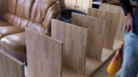 Panneaux sur le plancher